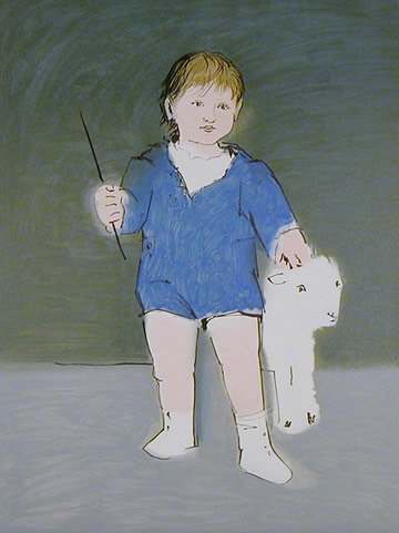 Boy with a lamb