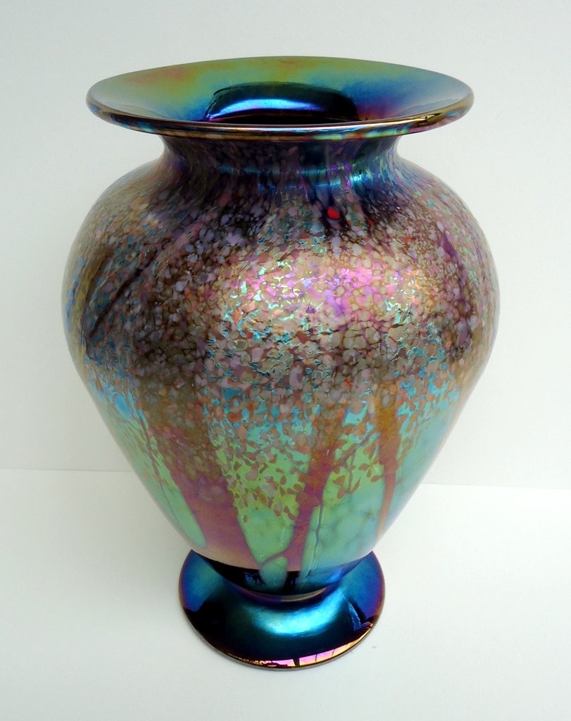 Spring
                    large wide footed vase