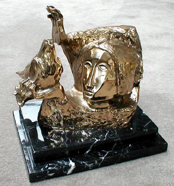 Alvar's La Paloma
                        bronze sculpture