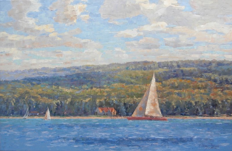 Sailing Lake Charlevoix