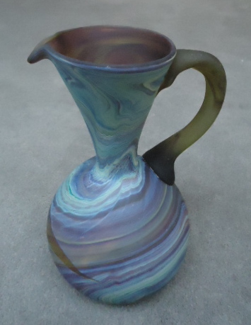 Bulb bottom pitcher
                  purple 8 1/2"