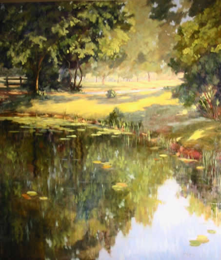 Summer Morning By The Pond