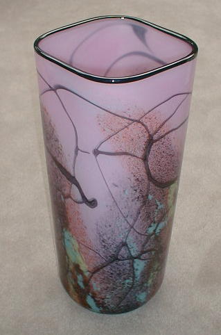 Tall
                    Purple Vase