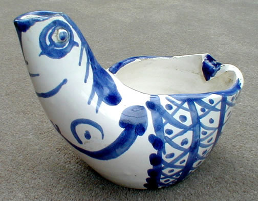 Hen Subject, 1954 ceramic