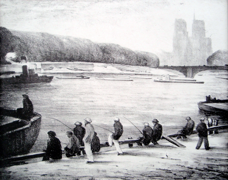 Fishing on the Seine