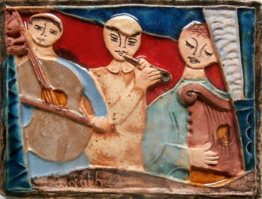 Three
                  musicians (trio)