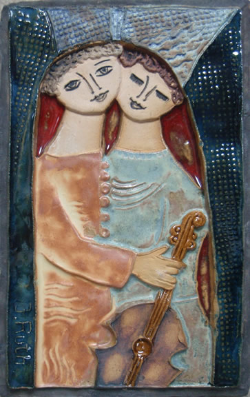 Couple with Instrument