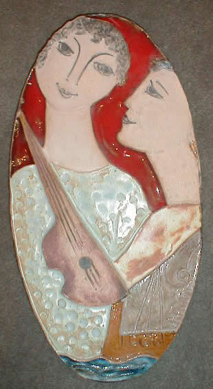 Two
                Figures and Instrument