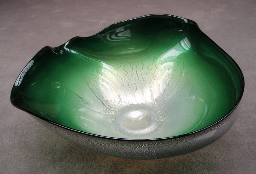 David Thai hand-blown glass bowls