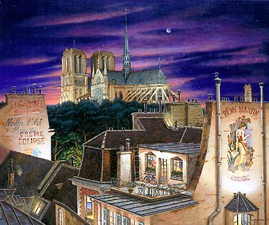 Notre Dame at Dusk